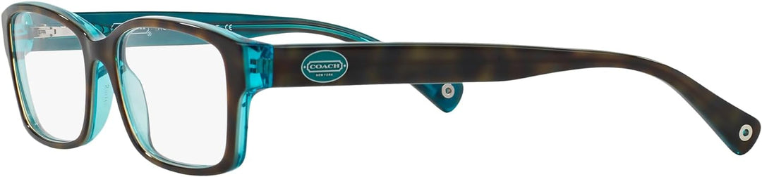 COACH Brillengestell HC 6040 5116 Dark Tortoise Teal 52MM