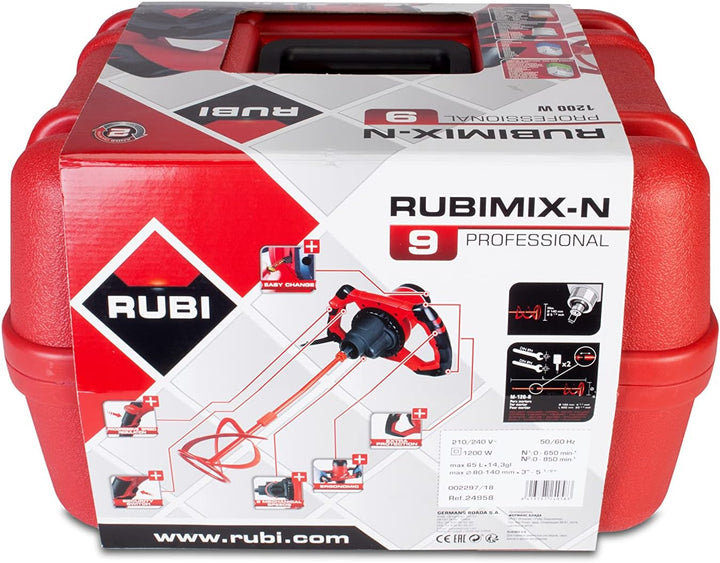RUBIMIX-9 N 230V 50/60HZ CON MALETA