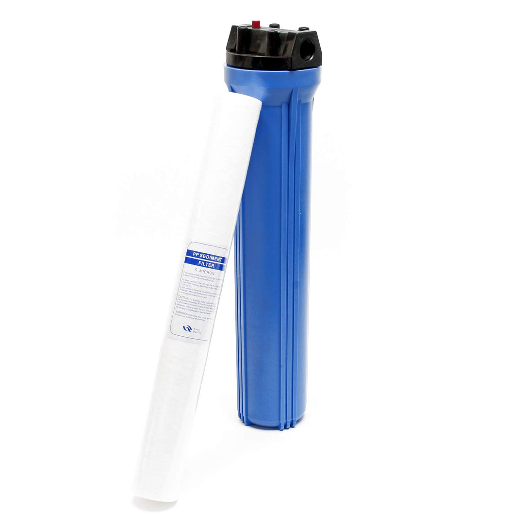 Naturewater NW-BRK01 1 Stufen Wasserfilter, 5 µ, 26,16 mm (3/4") Filtereinsatz, PP Kartusche Filter,