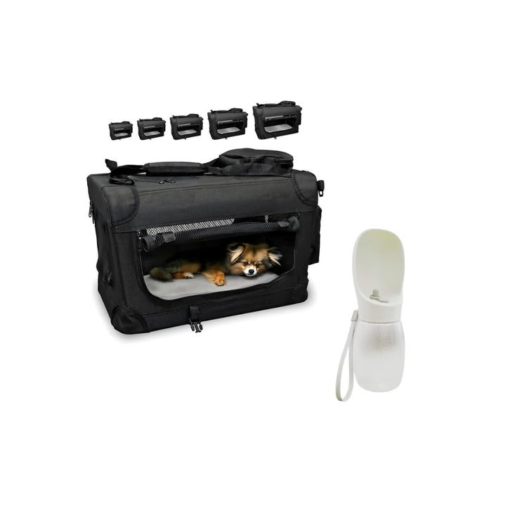 Transporttasche Hundebox Hundetransportbox faltbar Hundetasche Transportbox für Haustiere, Hunde und