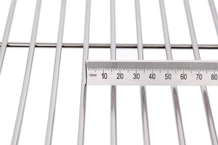 Grillrost 49.5 x 32.4 cm aus Edelstahl rostfrei und elektropoliert Grillstabdurchmesser 4 mm, Grills