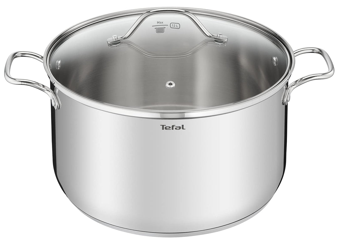 Tefal Intuition XL grosser Kochtopf, Edelstahl, 30 cm/10 l, Induktion, 5 Jahre Garantie, Edelstahl 1