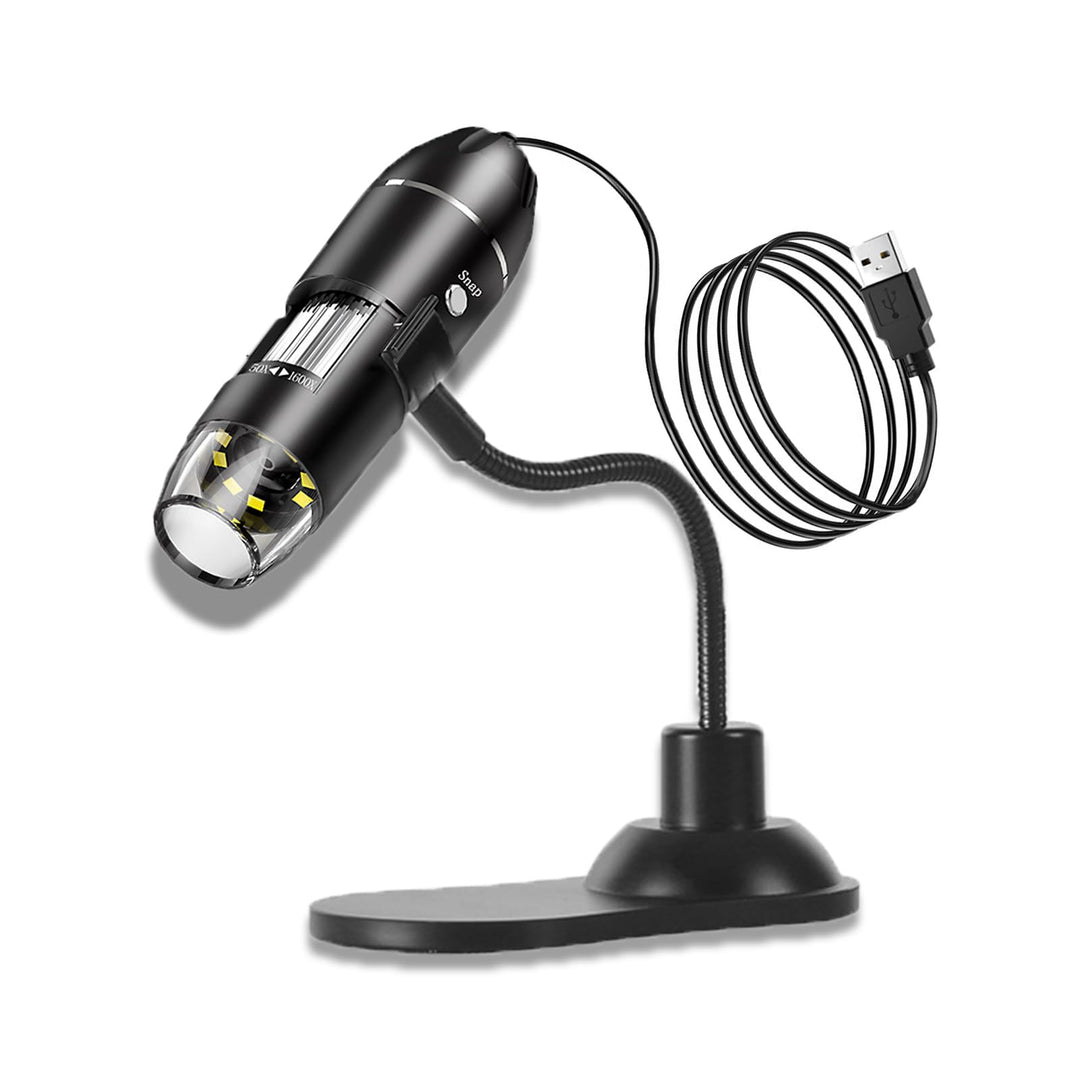 VGE USB Digitalmikroskop, mini mikroskop, HD Mikroskopkamera 1000x Vergrösserung, Plug-and-Play|Komp