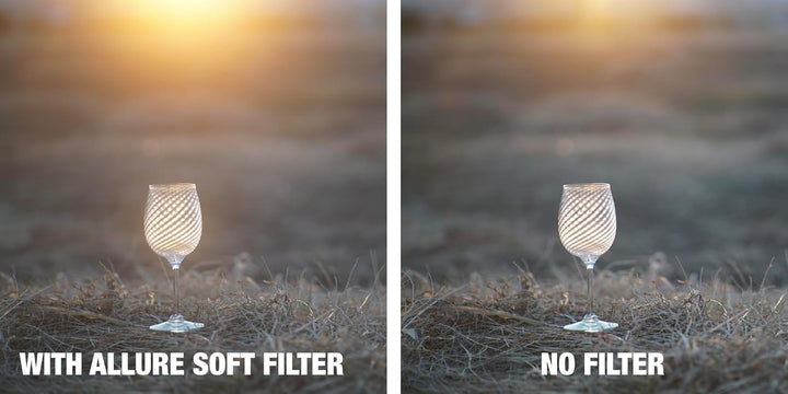 NiSi Filter für Fuji XA70 X100V X100T X100F X100S X100-49mm Allure Soft Filter Schwarz