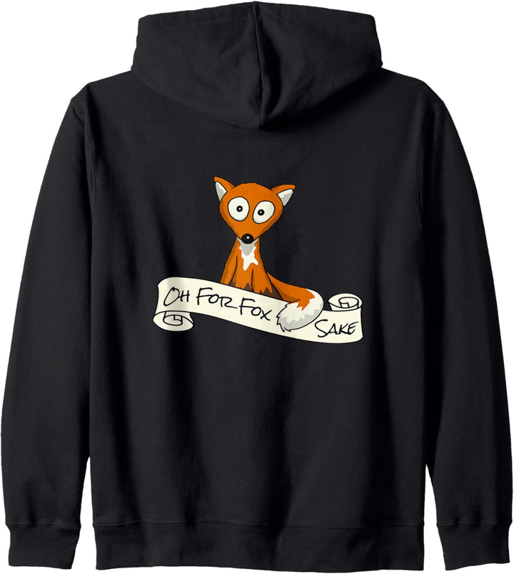 Oh For Fox Sake | Um Fuchses Willen fluchender Fuchs Kapuzenjacke