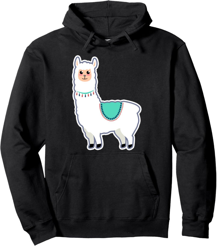Lama Alpaka Tierliebe Tierfreund Tier Hoodie Pullover Hoodie