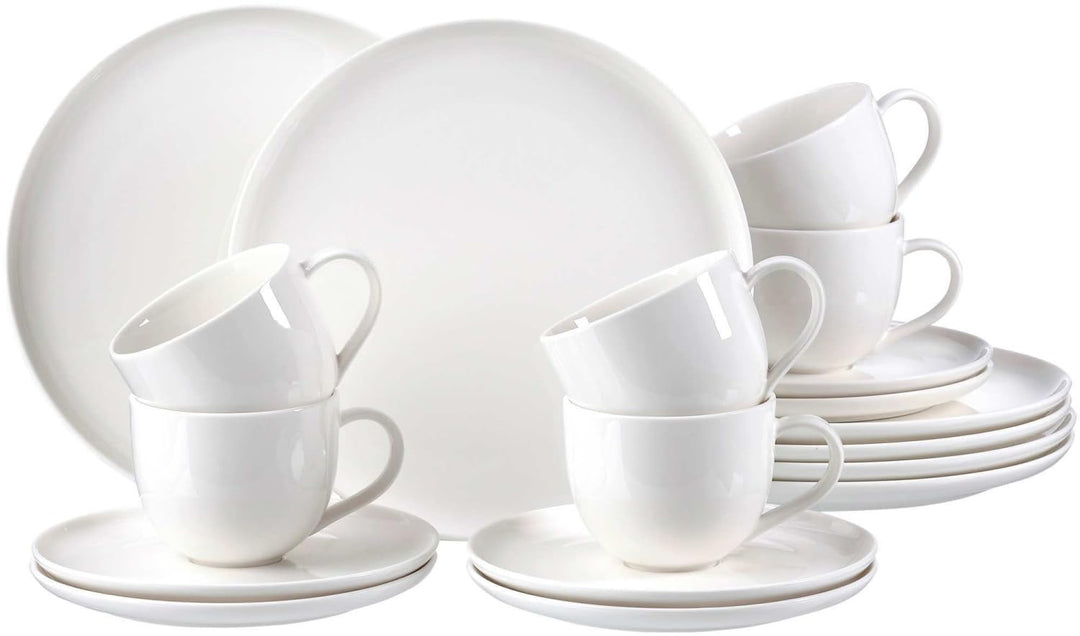 Ritzenhoff & Breker Kaffeeservice Skagen, 18-teilig, Weiss, Kaffeeservice