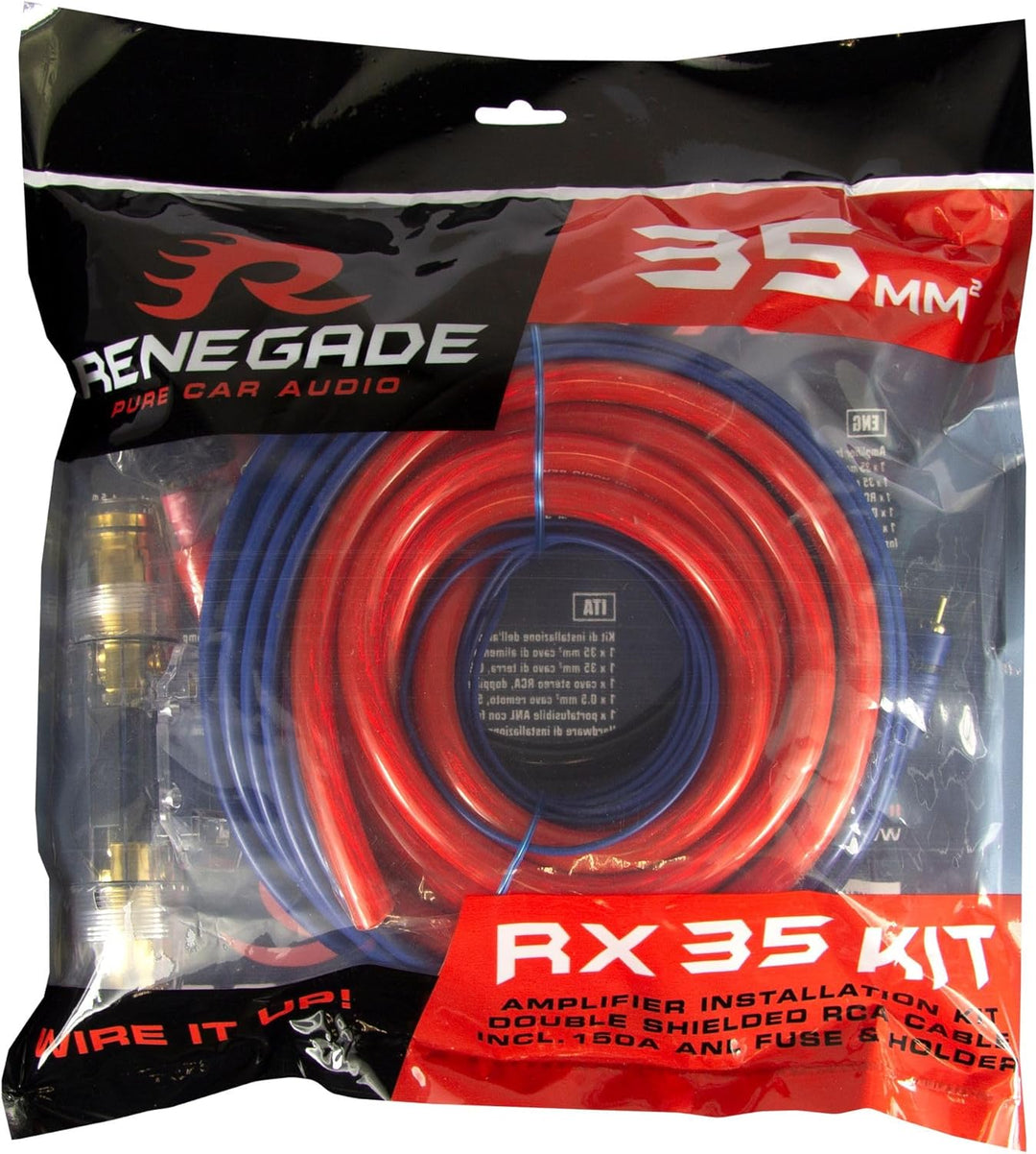 RENEGADE Ren35Kit Car HiFi Endstufen-Anschluss-Set 35 mm²