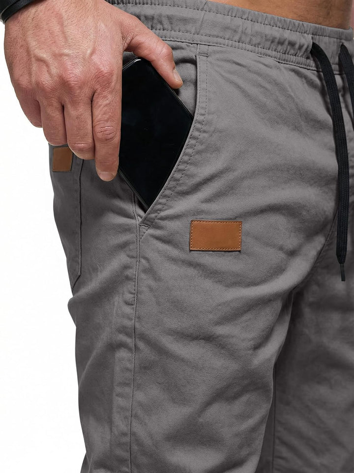 JMIERR Herren Hose Chino Cargo Hose Jogginghose Herren Baumwolle Sporthose Casual Freizeithose Elast