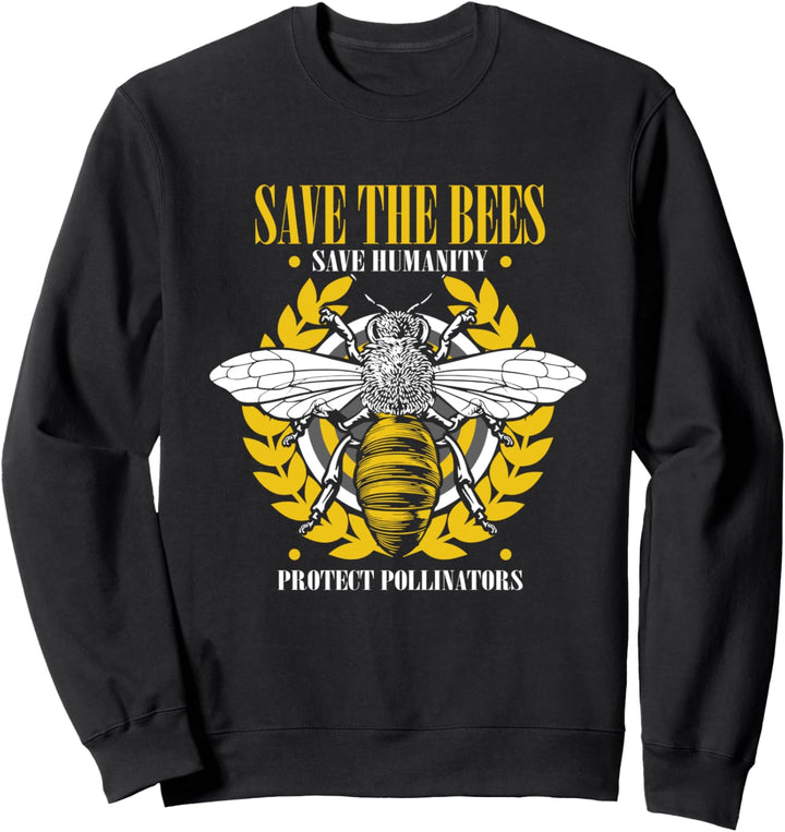 Speichern Sie die Bienen Schützen Bestäuber Natur Honig Bien Sweatshirt