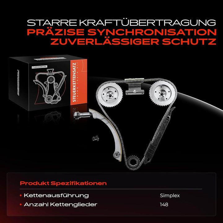 Steuerkettensatz für 159/Brera/Spider 939 Croma 194Antara L07 Astra J GTC GT Cabriolet Insignia A G0