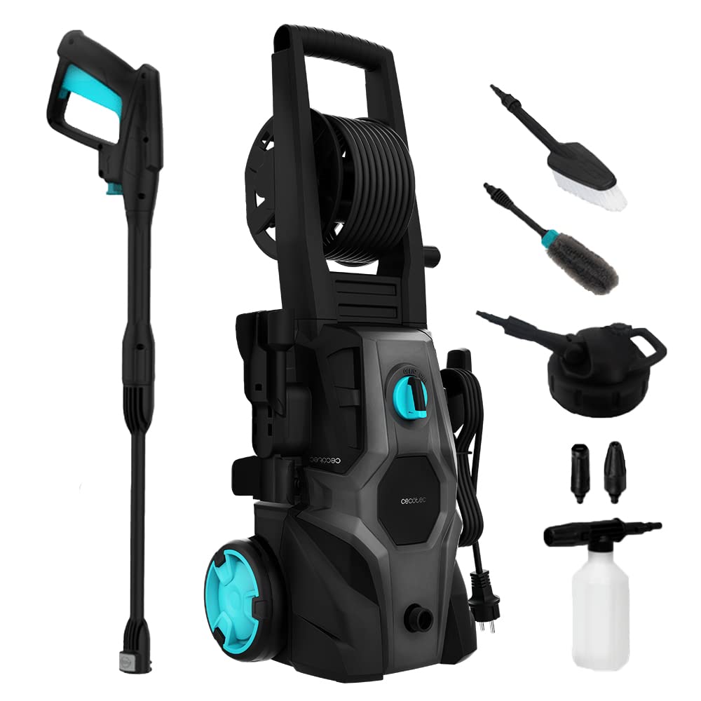 Cecotec Hochdruckreiniger HydroBoost 2000 Car&Garden Pro, 2000 W, Zuhause, Garten oder Auto, Durchfl