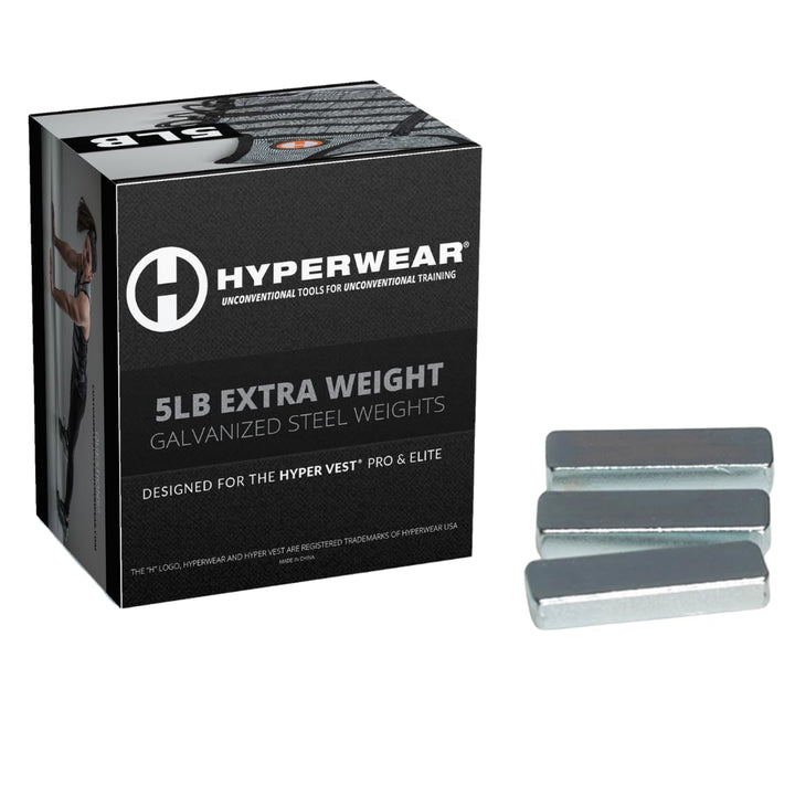 Hyperwear Booster Pack für Hyper Vest PRO & Elite Gewichtswesten - Erweiterungsset mit 35 Zusatzgewi