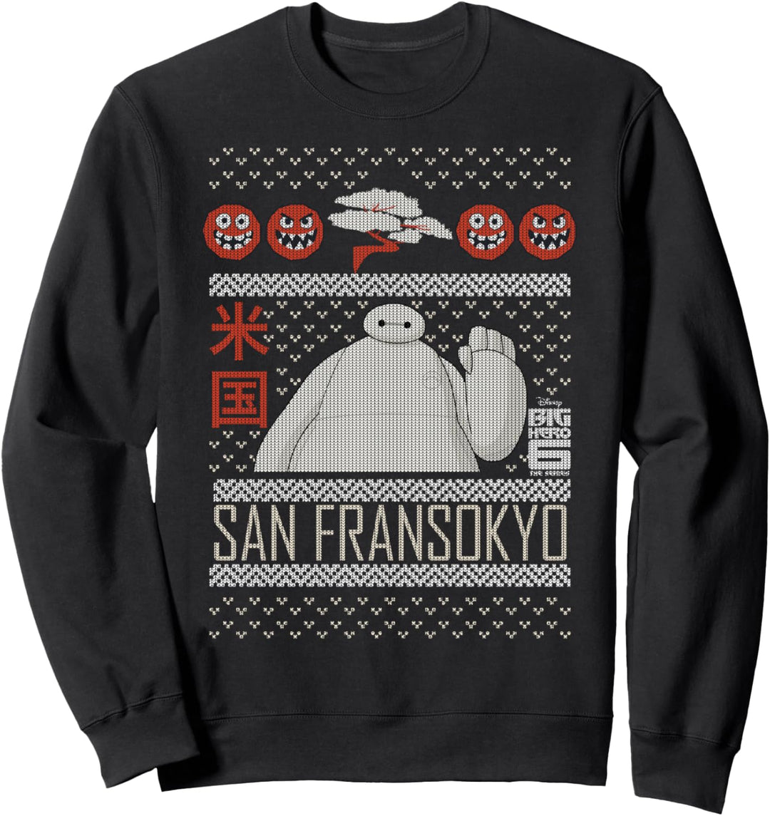 Disney Big Hero 6 TV Series Baymax San Fransokyo Sweater Sweatshirt