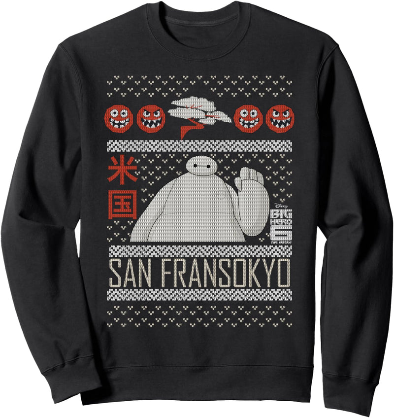 Disney Big Hero 6 TV Series Baymax San Fransokyo Sweater Sweatshirt