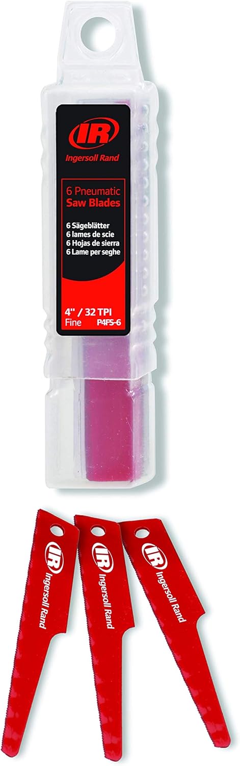 Ingersoll Rand Satz P4FS-6 mit 6 variablen Sägeblätter für Druckluft Säge, Sägeblätter Ersatzteil un