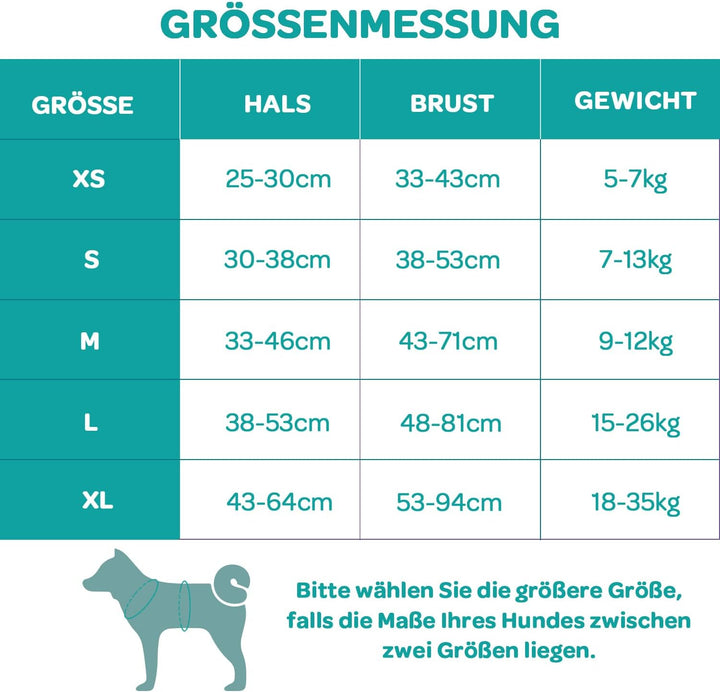 FURRYFECTION Hundefreileinengeschirr Zugfrei Würgfrei, Reflektierendes Oxfordgewebe, Polsternder Gri