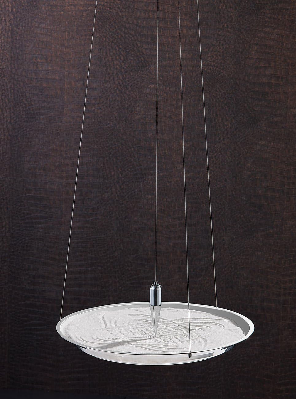 Carlo Milano Pendel Deko: Mandala-Sandpendel, 36 cm (Dekoration Sand-Pendel, Physik-Deko Sandpendel,