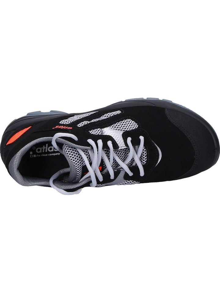 Atlas Flash 2005 | ESD S1P Arbeits-ind Sicherheitsschuhe 36 EU Schwarz Rot, 36 EU Schwarz Rot