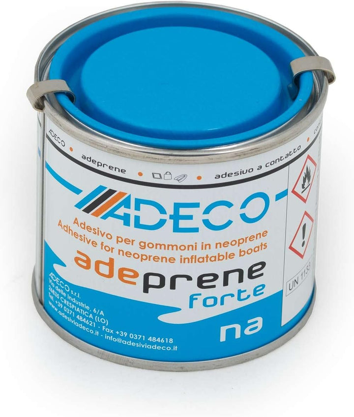wellenshop Adeco 2K Schlauchboot Reparaturset Flickzeug Adeco für Neopren Hypalon Bootsreparatur Ora