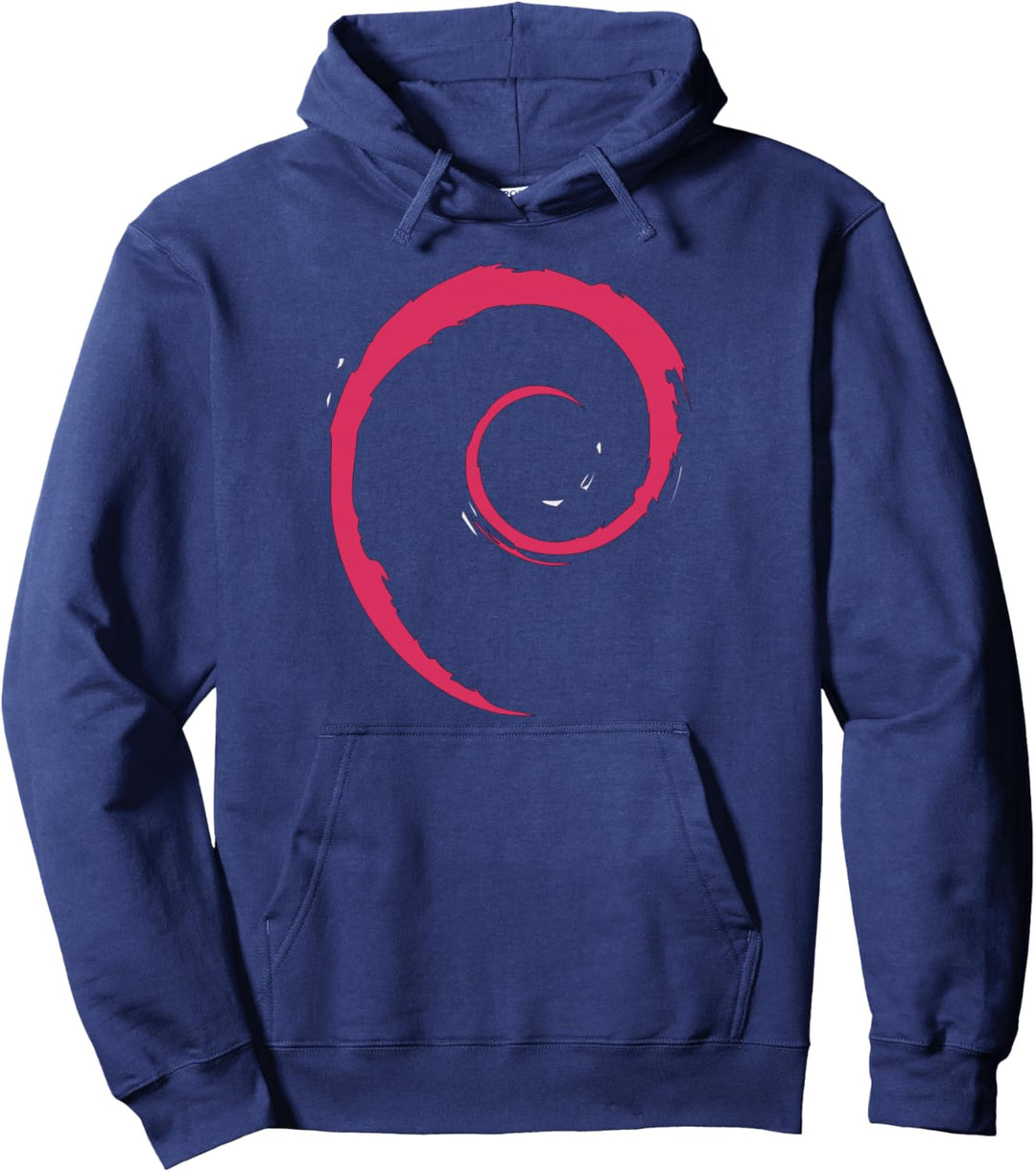 Cooles T-Shirt – Debian Spiral Minimalist Tee Pullover Hoodie