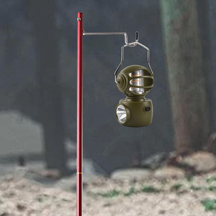Firulab Camping Laternenständer - Camping-Aufhänger,Zusammenklappbarer Laternenständer aus Aluminium