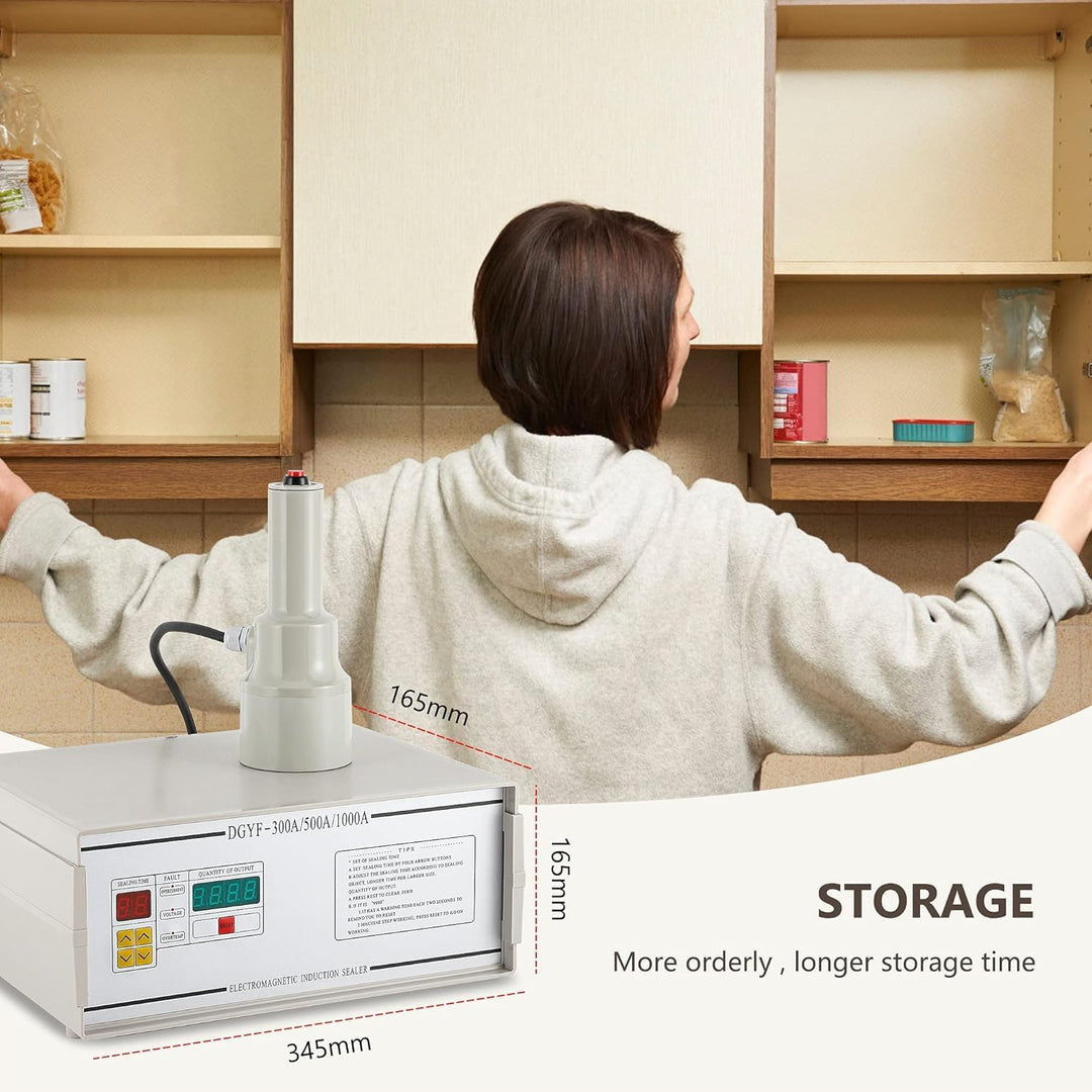 NEWTRY 10-50 mm DCGY-300 Induktion Flaschenverschluss Versiegeler Handheld Aluminiumfolien-Dichtungs