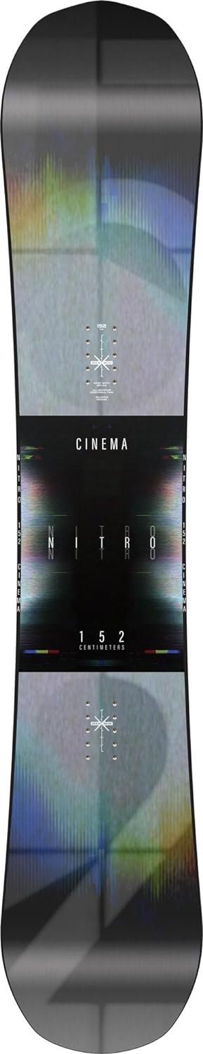 Nitro Herren Snowboards Cinema 23 Gullwing All Mountain Directional Twin Freestyle Board 152 Multico