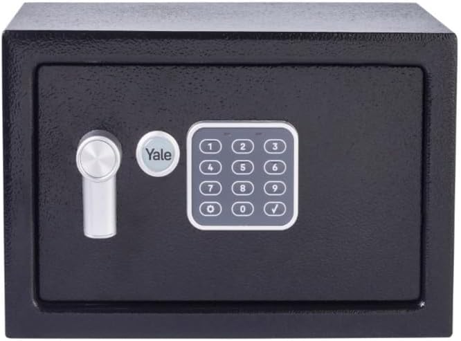 Yale Coffre-Fort Alarme à Serrure Electronique 100 000 Combinaisons, A Poser et Sceller - Sirène 130