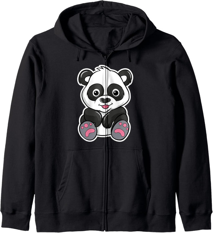 Baby Panda for Kids and Women Kapuzenjacke