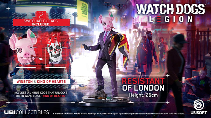 Watch Dogs Legion - The Resistant of London [26 cm] Ubisoft Collectibles Standard, Ubisoft Collectib