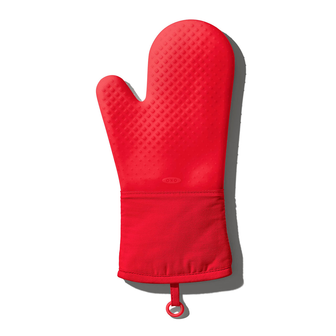 OXO Good Grips Ofenhandschuh aus Silikon – Rot Mitt - Red, Mitt - Red