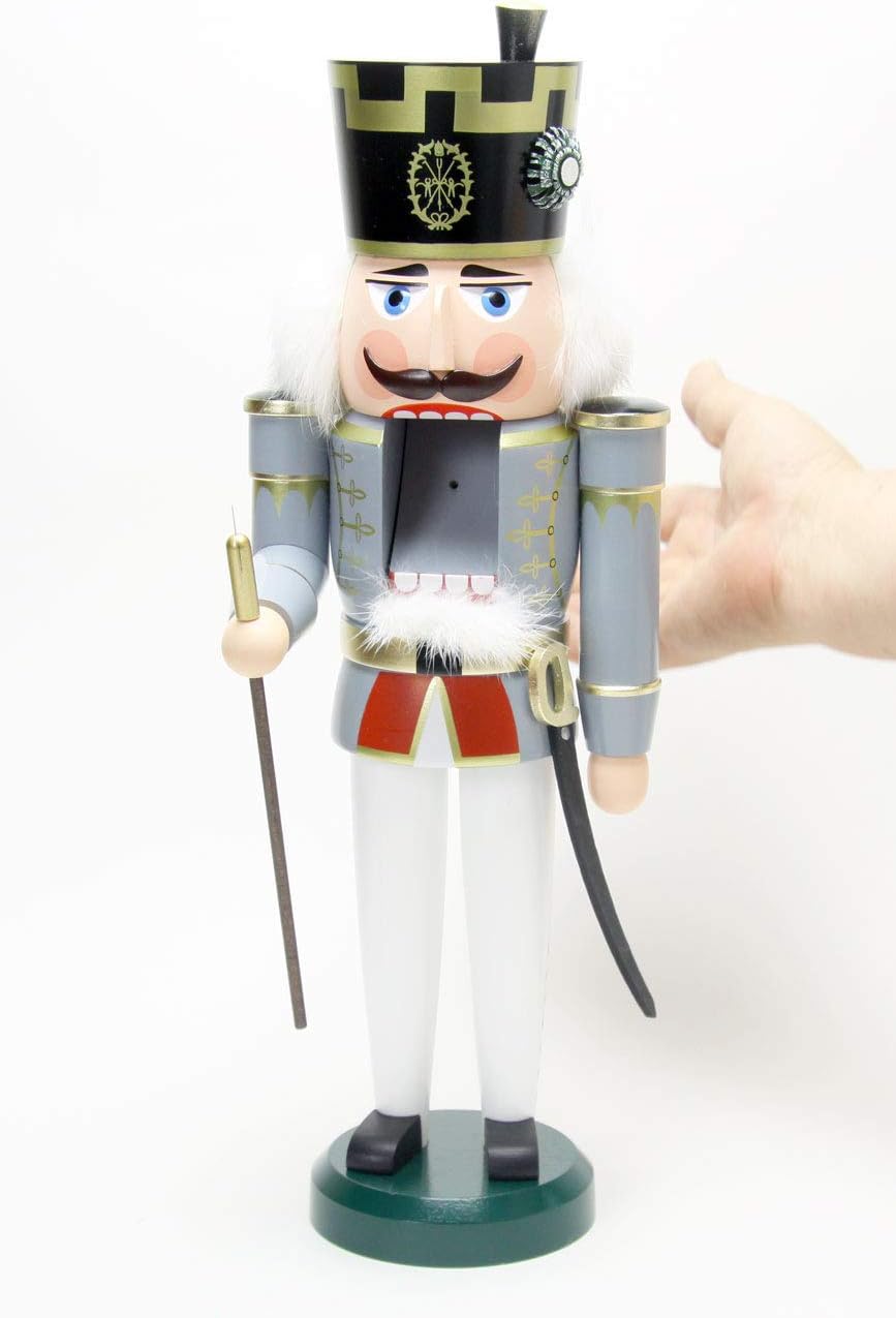 Seiffener Volkskunst Nussknacker Offiziant - 37 cm (Offiziant), Offiziant