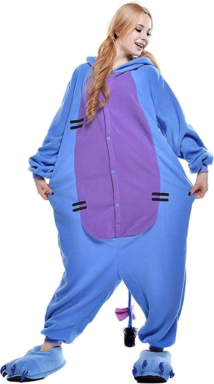 ZKomoL Pyjamas Onesies Cosplay Erwachsene Unisex Tiere Halloween Kostüm Kleid Loungewear, Tigermuste