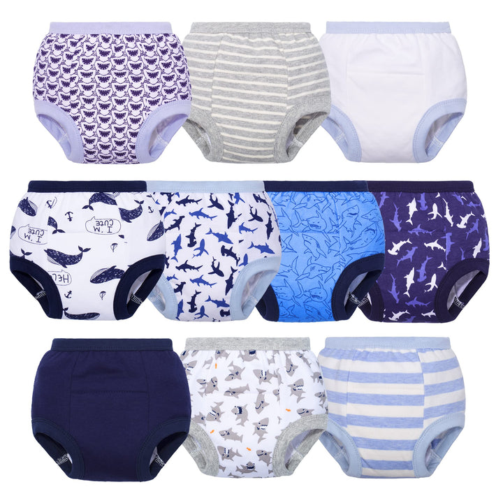 BIG ELEPHANT 10er Pack Baby Trainingshose - Saugfähige Töpfchen Unterwäsche Kleinkinder für Jungen u