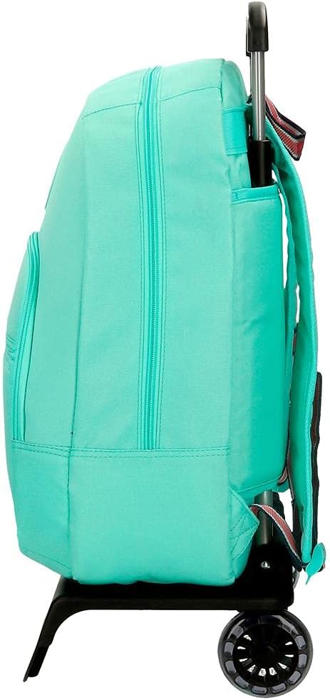 Enso Basic Rucksack mit Trolley Grün 32x46x15 cms Polyester für 15,6"-Laptop 22.1L Türkis Rucksack +