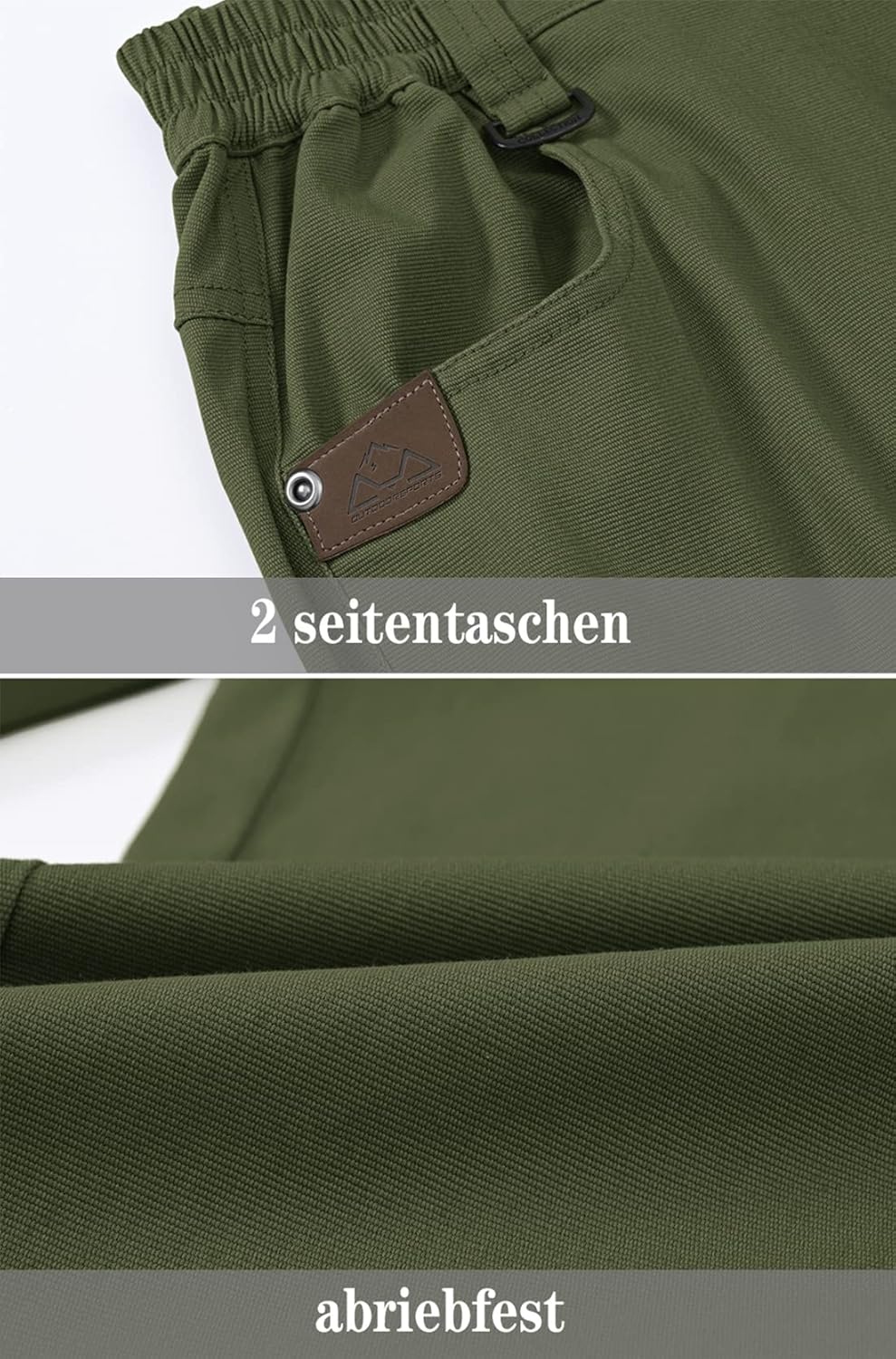 YSENTO Herren Cargohose Männer Arbeitshosen Stretch Chino Kargohosen Vintage Baggy Hosen Baumwolle 4