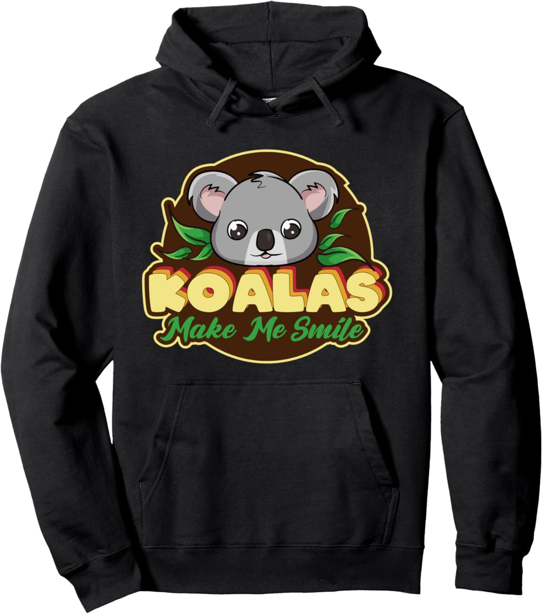 Koalas bringen mich zum Lächeln Australischer Koala Bär Pullover Hoodie