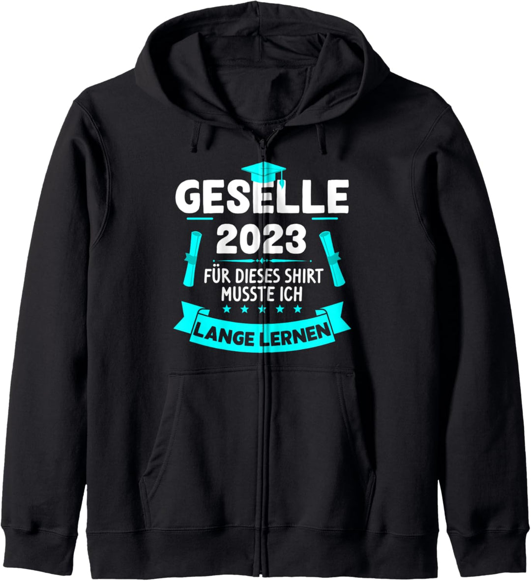 Geselle 2023 Gesellenprüfung bestanden Lehrling Abschluss Kapuzenjacke