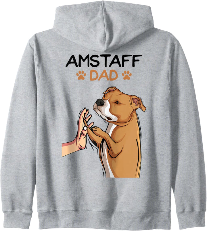 American Staffordshire Terrier Amstaff Papa Hunde Kapuzenjacke