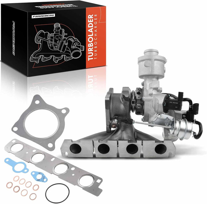 Frankberg Turbolader mit Dichtungen Kompatibel mit A4 2.0 TFSI 2004-2009 A6 2.0 TFSI 2005-2011 Exeo