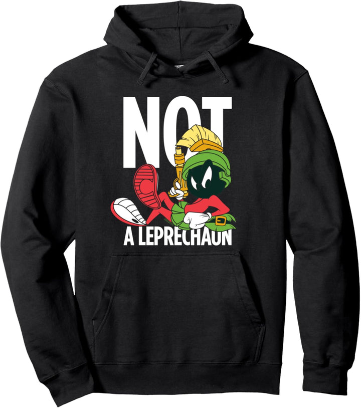 Looney Tunes Marvin the Martian Not a Leprechaun Pullover Hoodie