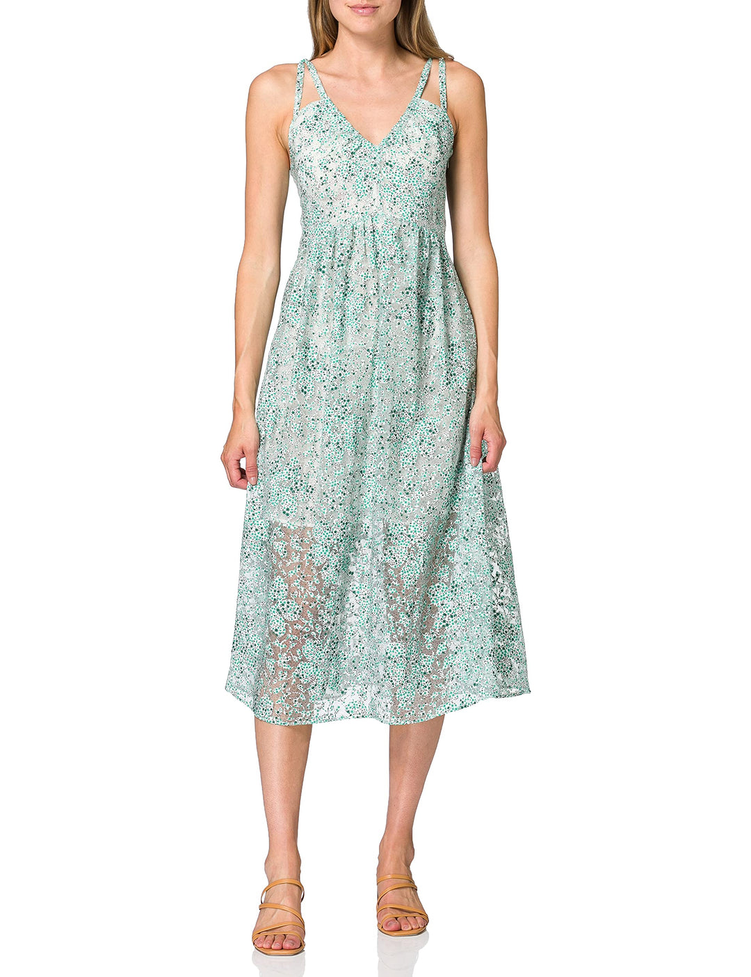 Sisley Damen Dress 34 Multicolor 83q, 34 Multicolor 83q