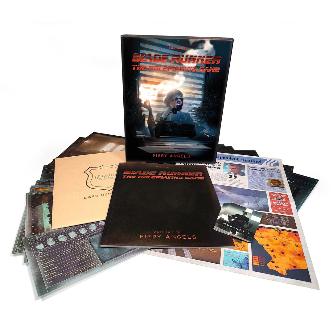 Free League Publishing: Blade Runner RPG: Case File 02 – Fiery Angels – eigenständiges Abenteuer, Ti