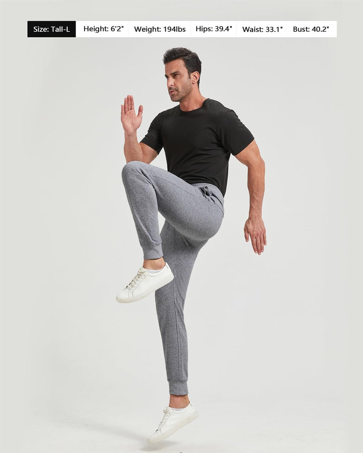Zylioo Lang/Extra Lang Jogginghose Herren Lang Beine,Sommer Sporthose Sweathose Trainingshose Sweatp