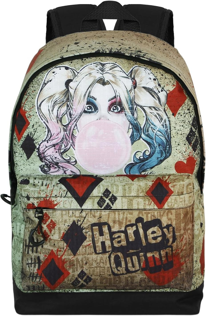 Harley Quinn Mad Love-FAN HS Rucksack, Beige