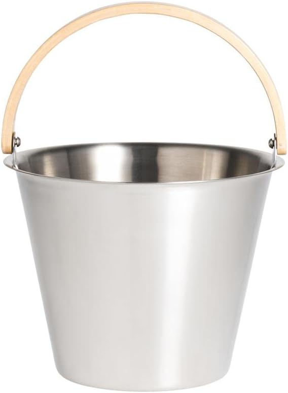 Rento Sauna Bucket Stainless Steel