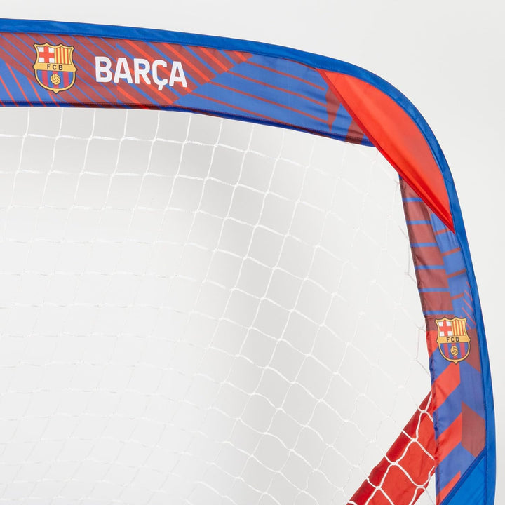 COLORBABY FC Barcelona Fussballtor, Pop-up, 2 Stück, 120 x 80 x 80 cm, inklusive Tragetasche, zusamm