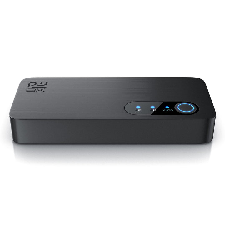 CSL - Switch HDMI Splitter, 8K Aluminium HDMI Switch 2 in 1 Out UHD HDMI Verteiler, HDMI Umschalter
