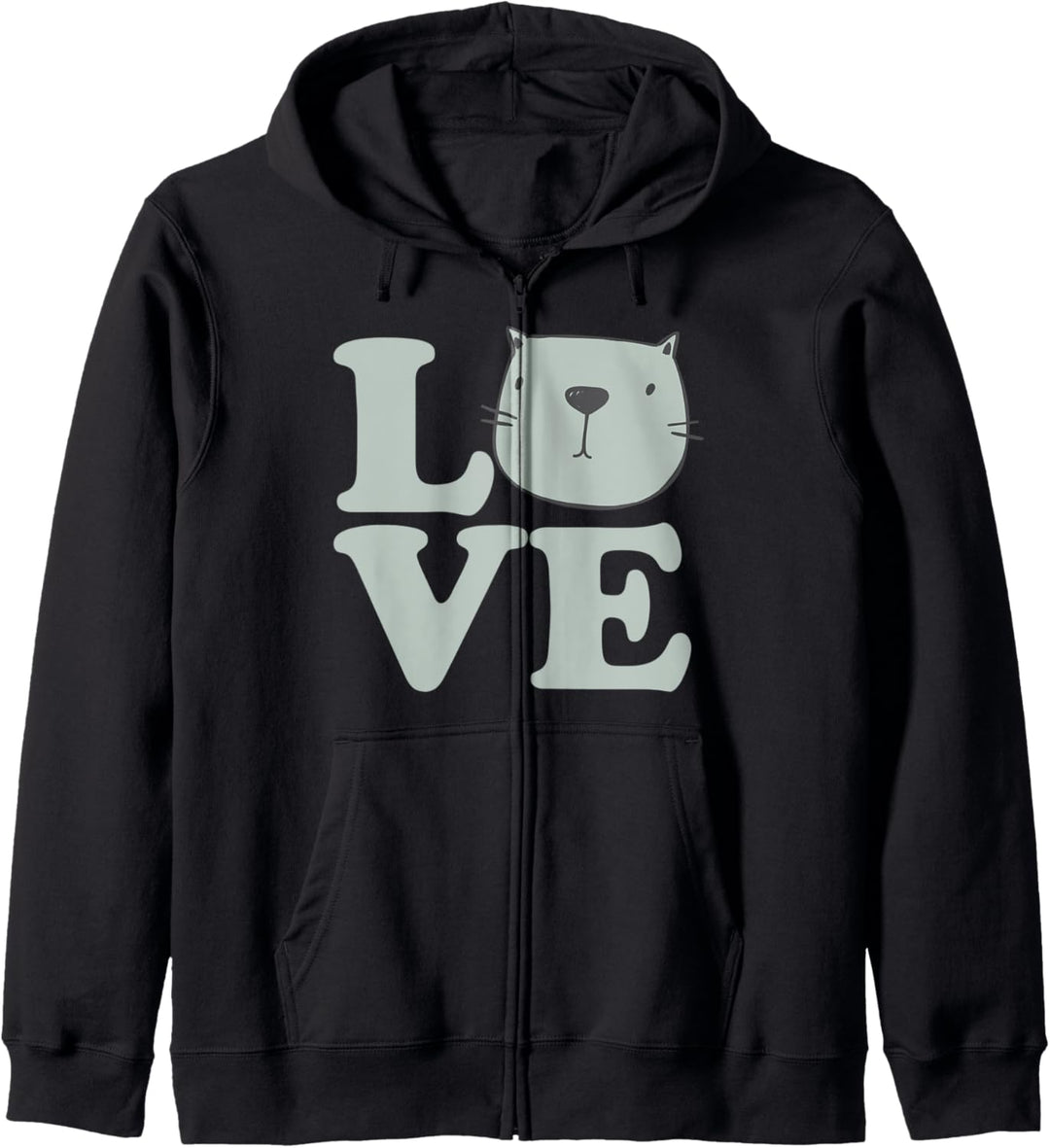 I Love Cats Kapuzenjacke